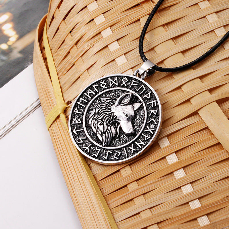 Collier pendentif Viking Viking Celtic loup Runaven
