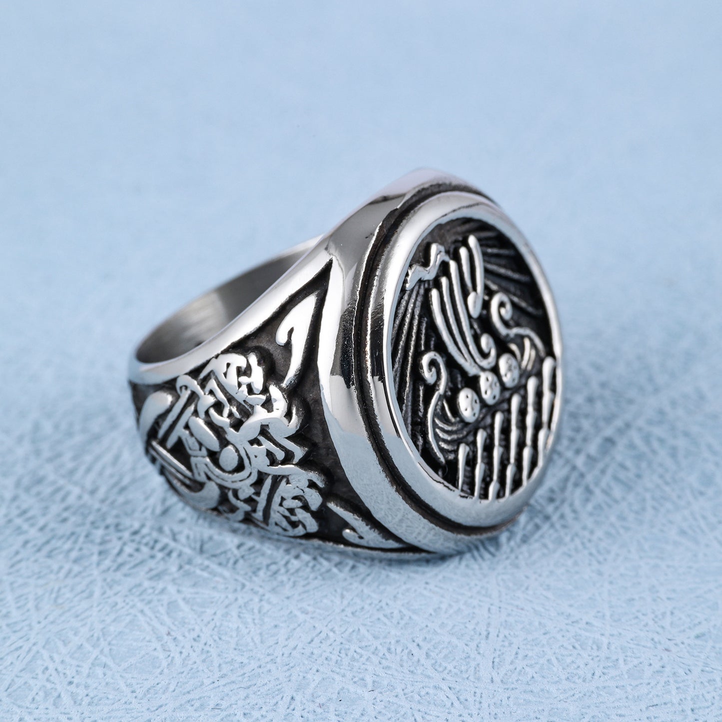 Bague totem viking