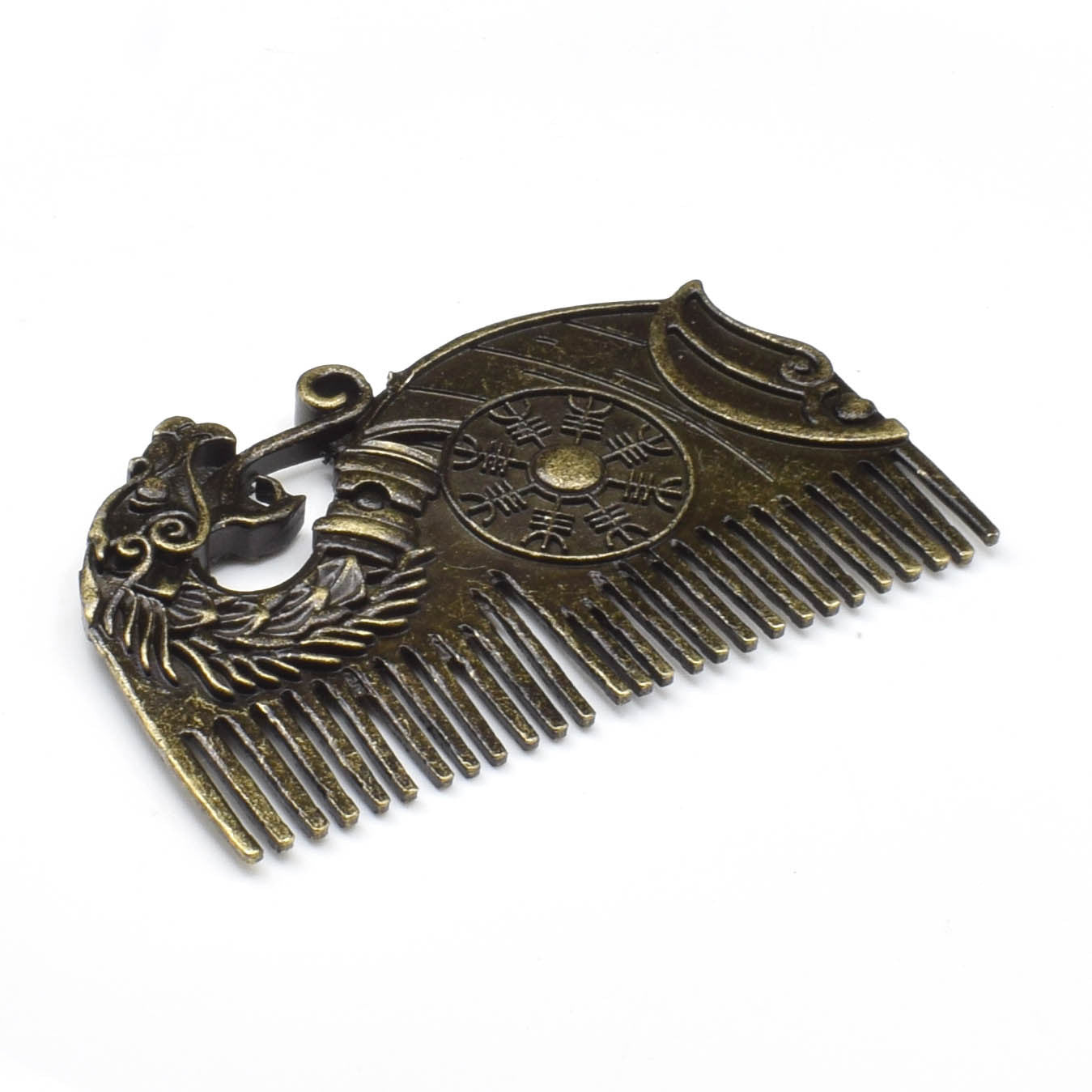 Peigne Viking en acier inoxydable