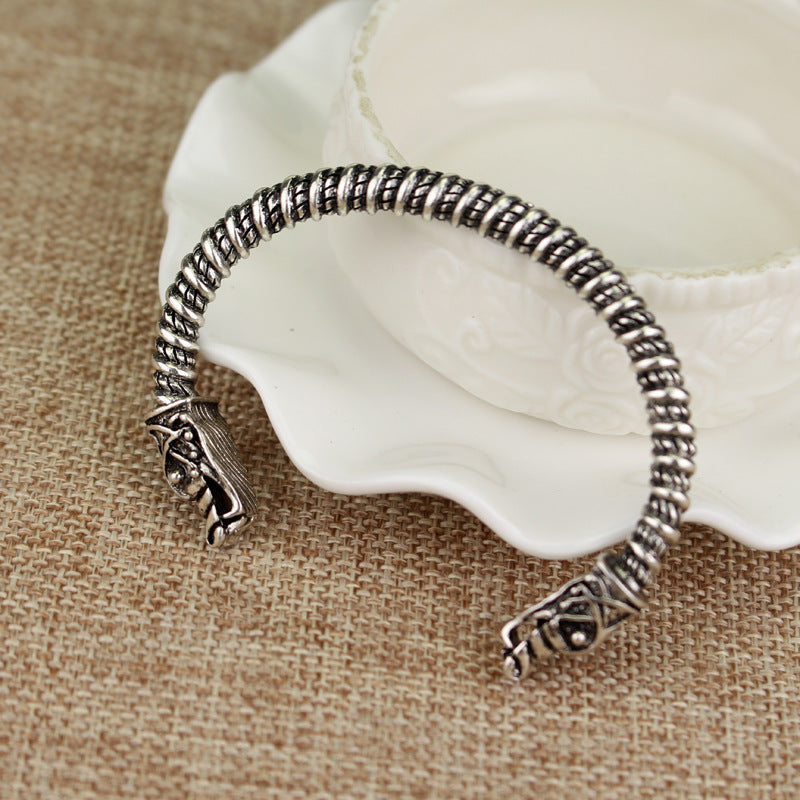 Fashionable Viking Snake Bracelet