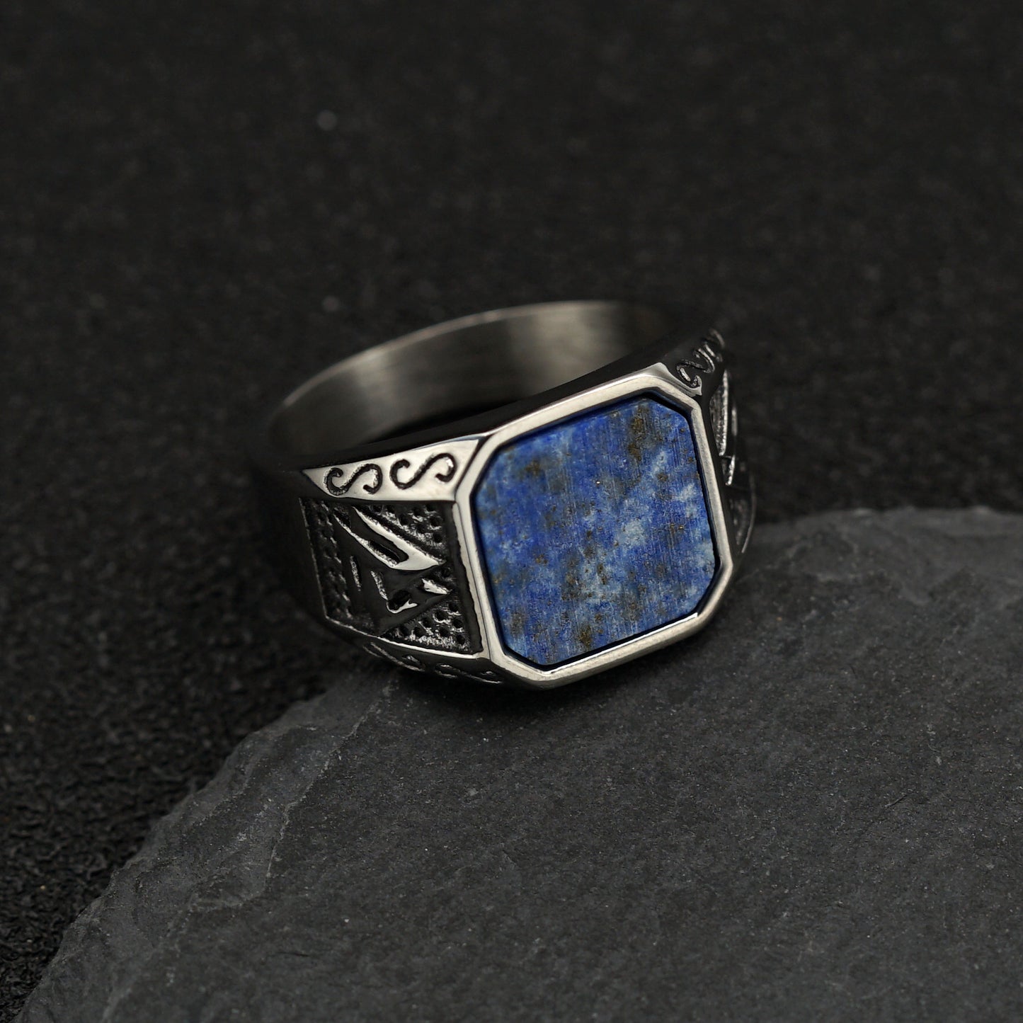 Nordic Hot Retro Vikings Titanium Steel Ring