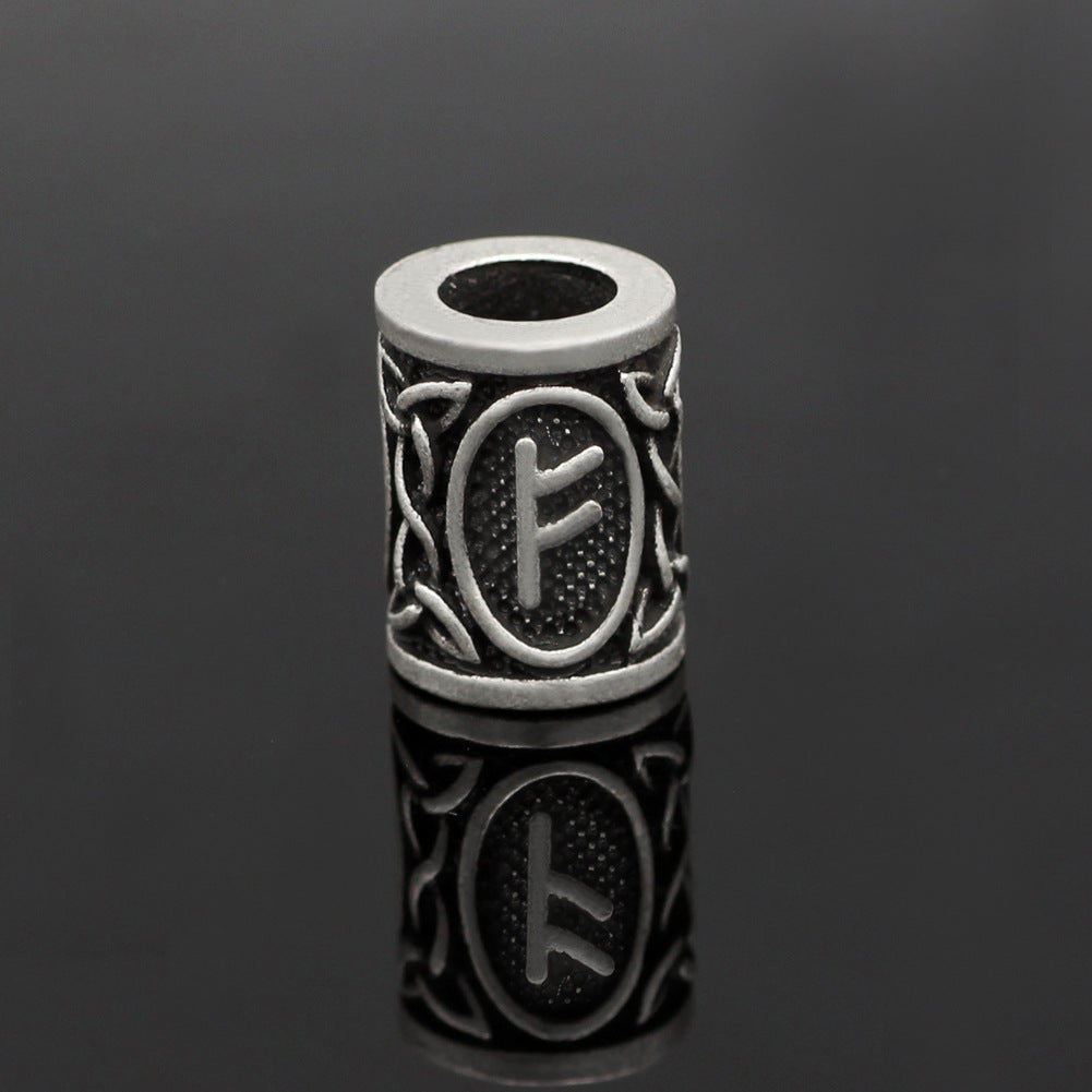 Nordic Viking Rune Beard Beads