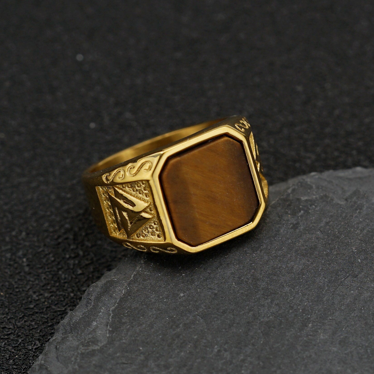 Nordic Hot Retro Vikings Titanium Steel Ring