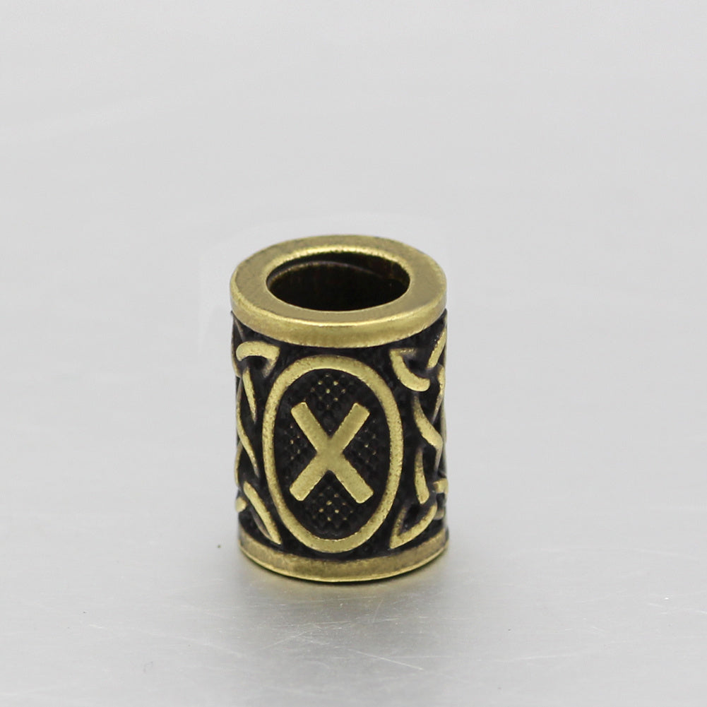 Nordic Viking Rune Beard Beads