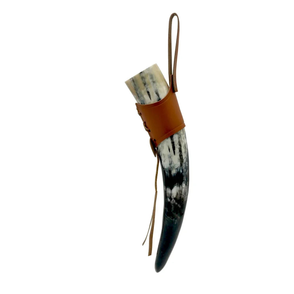 Artisanat Accueil Véritable corne à boire viking Mug avec support Tasses Ale Bière Vin Gobelet Calice Chope Bécher Récipients